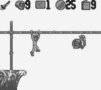 une photo d'Ã©cran de The Pagemaster sur Nintendo Game Boy